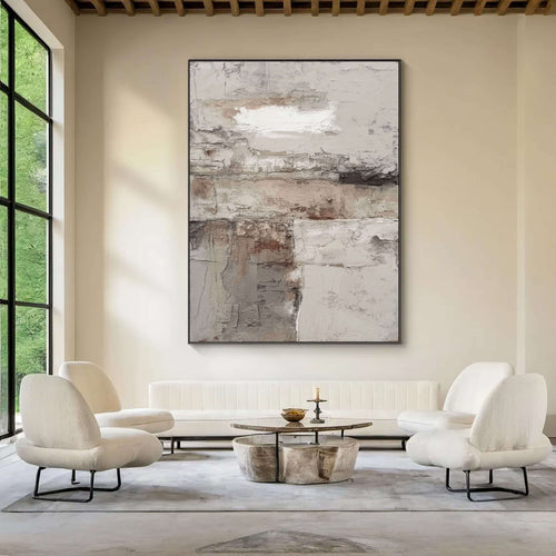 3D-Textured Art | Textured Neutral Layers