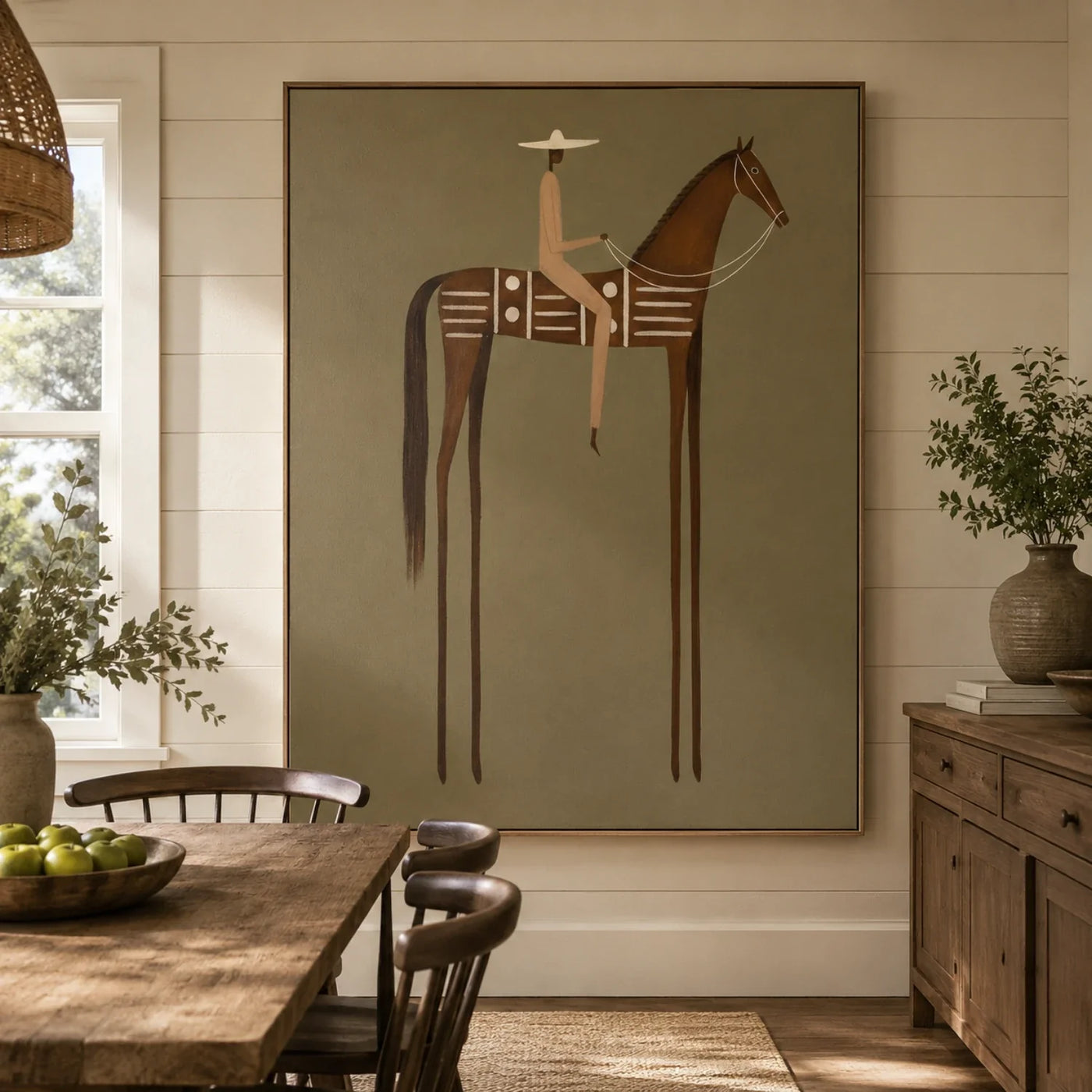 Vintage Americana Art | Still Reins
