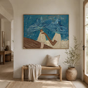 Vintage Americana Art | Blue Hat Coastal Bond