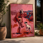 POP Art | Cowgirl & Canyon Pup