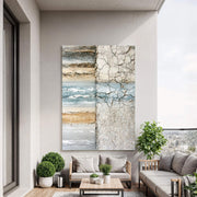 Wabi-Sabi Art | Stratified Cracked Earth