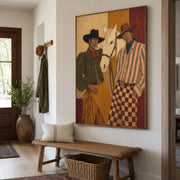Vintage Americana Art | Where the Reins Remember