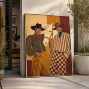 Vintage Americana Art | Where the Reins Remember