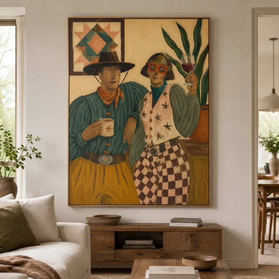 Vintage Americana Art | A House Made of Constellations