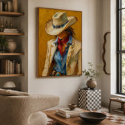 Vintage Americana Art | The Quiet Fire Beneath the Hat