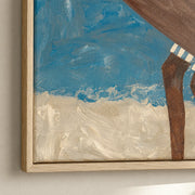 Vintage Americana Art | Twin Board Surfer