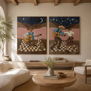 Vintage Americana Art | Moonlight Serenade