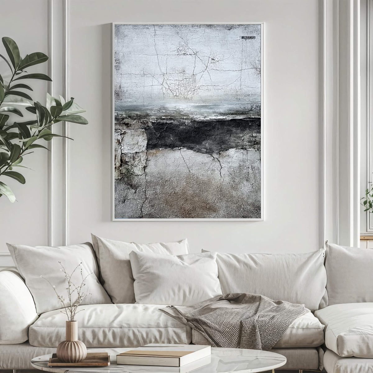 Wabi-Sabi Art | Cracked Ash Divide