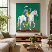POP Art | White Horse Wine Rider