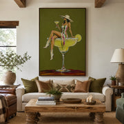 POP Art | Olive Reverie in Salt Light