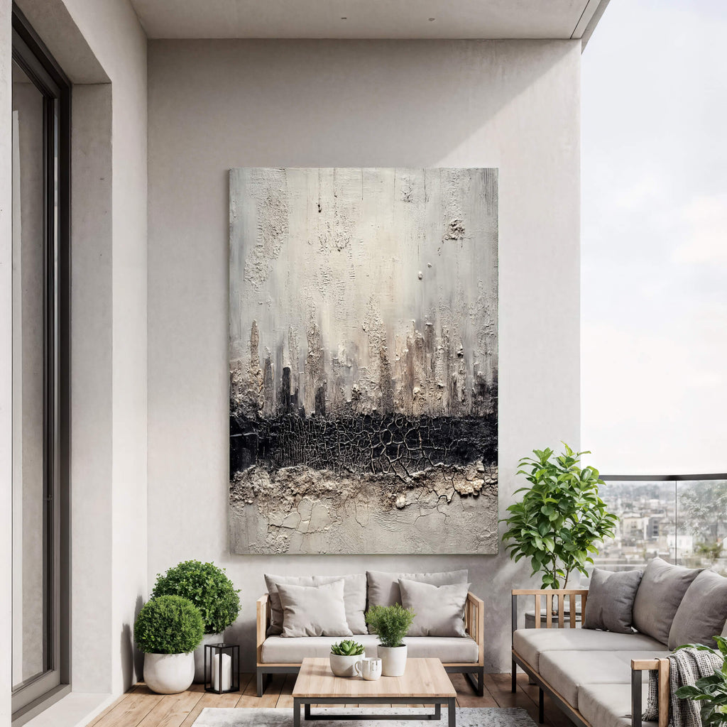 Wabi-Sabi Art | Raw Darkened Strata