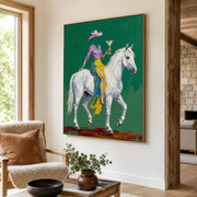 POP Art | White Horse Wine Rider