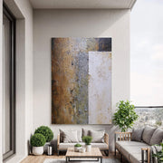 Wabi-Sabi Art | Textured Earth Divide