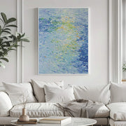 Impressionist Art | Aqua Swirl Glow