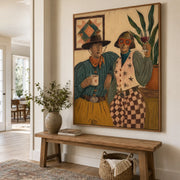 Vintage Americana Art | A House Made of Constellations
