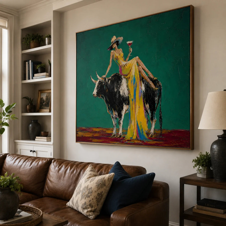 POP Art | Velvet Reign on the Emerald Plain