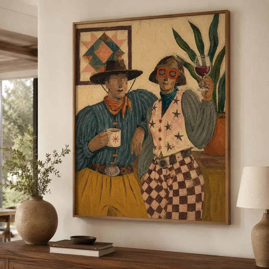 Vintage Americana Art | A House Made of Constellations