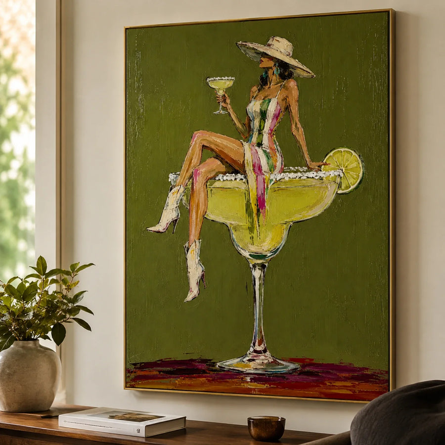 POP Art | Olive Reverie in Salt Light