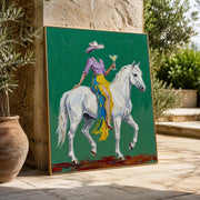 POP Art | White Horse Wine Rider