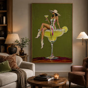 POP Art | Olive Reverie in Salt Light