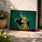 POP Art | Velvet Reign on the Emerald Plain