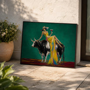 POP Art | Velvet Reign on the Emerald Plain