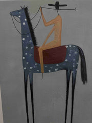 Vintage Americana Art | Long-Legged Lullaby