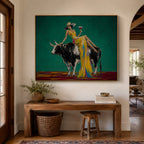 POP Art | Velvet Reign on the Emerald Plain