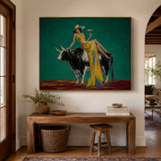 POP Art | Velvet Reign on the Emerald Plain