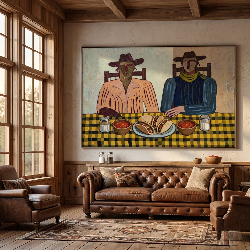 Vintage Americana Art | Taco Supper