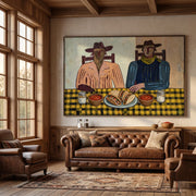 Vintage Americana Art | Taco Supper