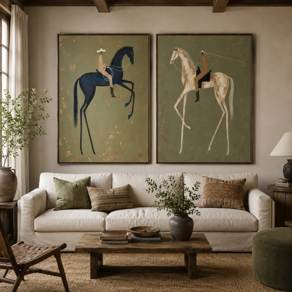 Vintage Americana Art | Saddle Hymn