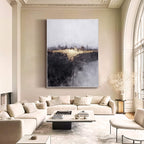 Contemporary Luxe Art | Gilded Skyline Glow