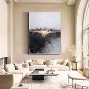Contemporary Luxe Art | Gilded Skyline Glow
