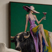 POP Art | Velvet Dominion Beneath the Verdant Silence