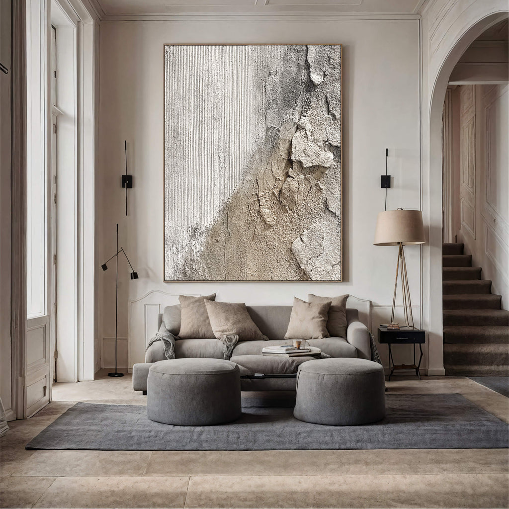 Wabi-Sabi Art | Weathered Plaster Edge