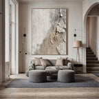 Wabi-Sabi Art | Weathered Plaster Edge