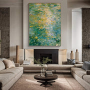 Impressionist Art | Emerald Water Glow