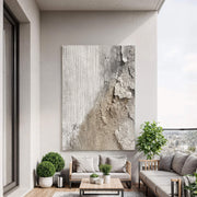 Wabi-Sabi Art | Weathered Plaster Edge