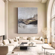 Wabi-Sabi Art | Cracked Gold Accent