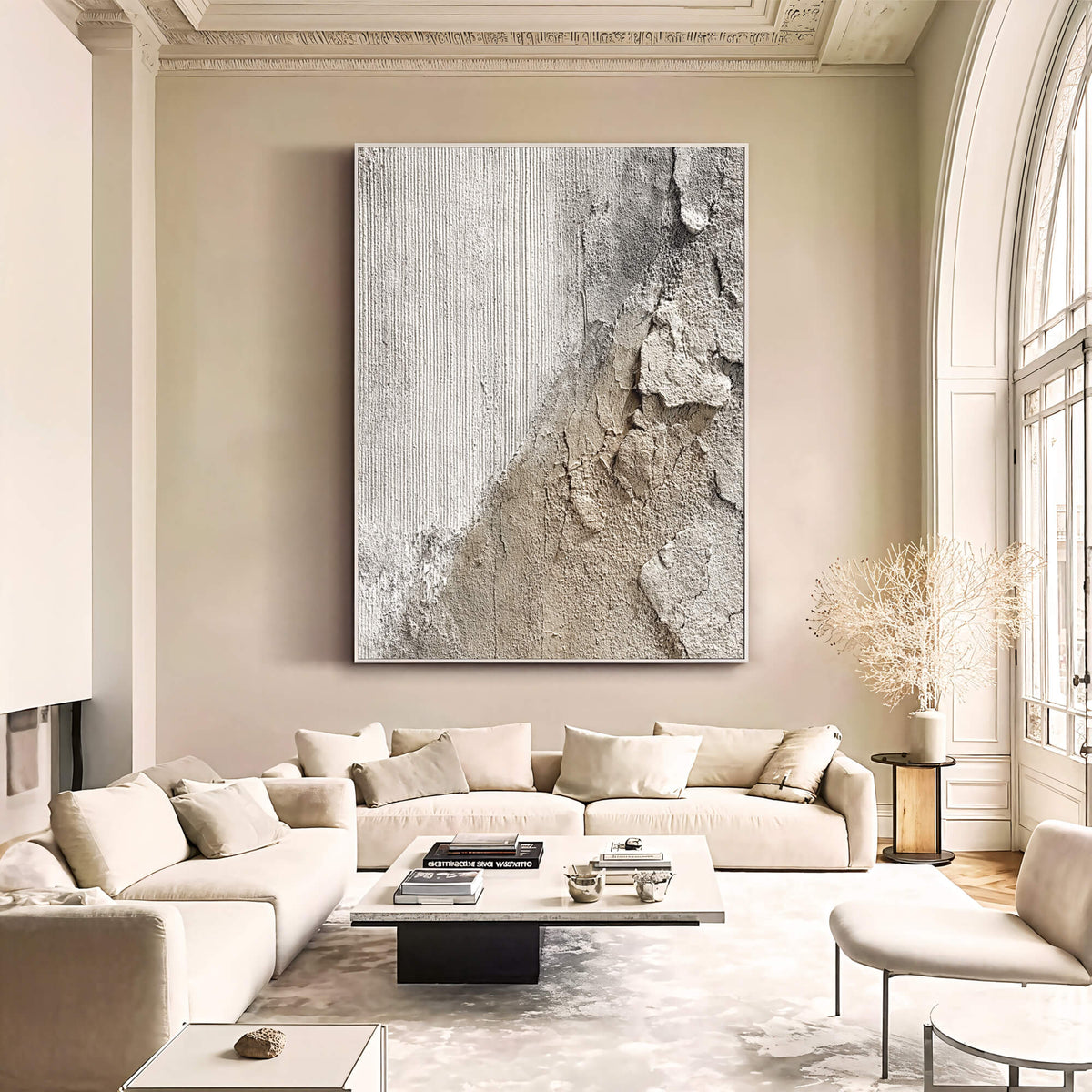 Wabi-Sabi Art | Weathered Plaster Edge