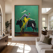 POP Art | Velvet Toast of the Emerald Bull