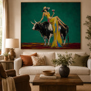 POP Art | Velvet Reign on the Emerald Plain