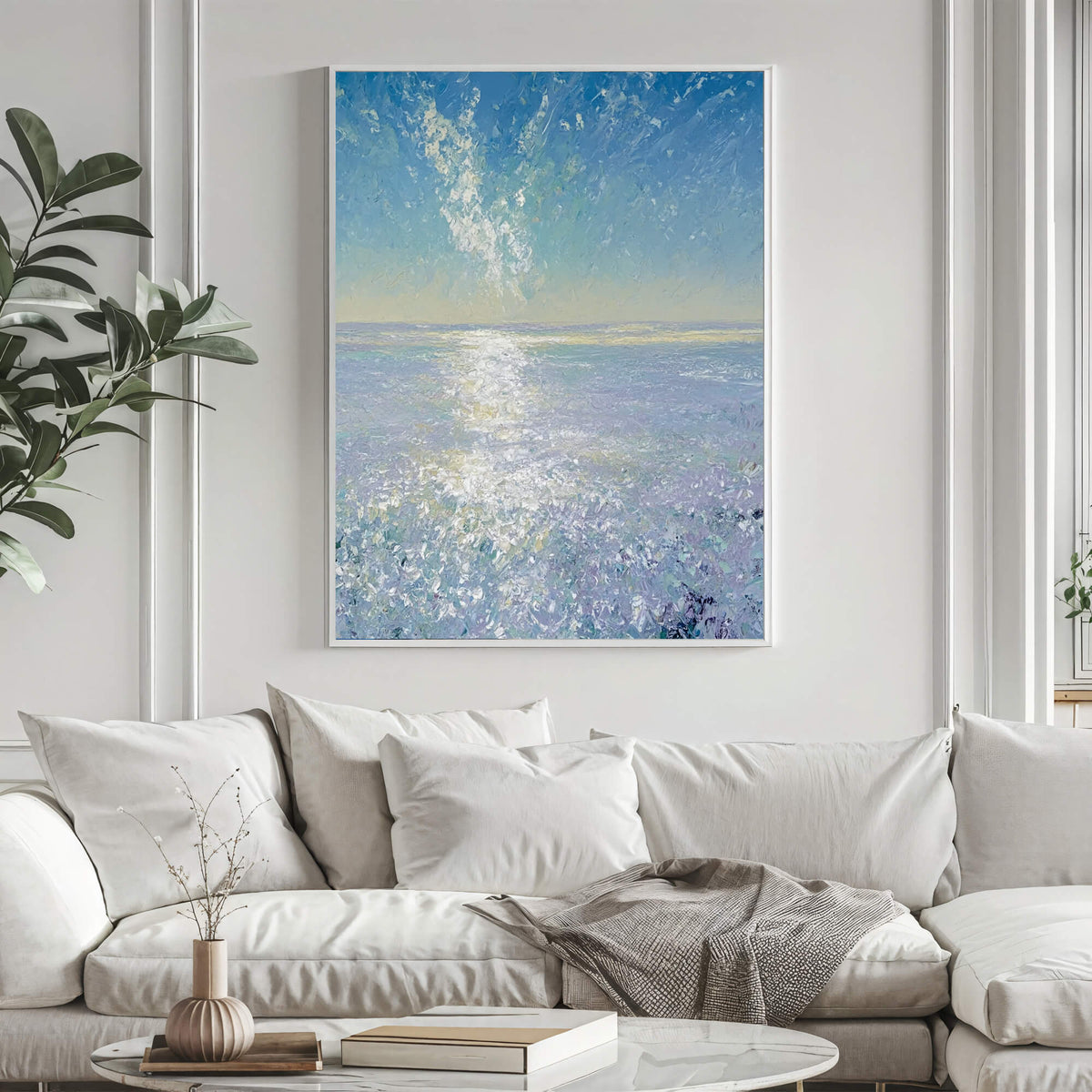 Impressionist Art | Coastal Light Path
