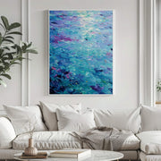 Impressionist Art | Turquoise Ripple Dance