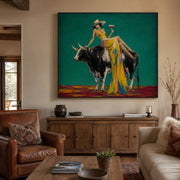 POP Art | Velvet Reign on the Emerald Plain