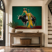 POP Art | Velvet Reign on the Emerald Plain