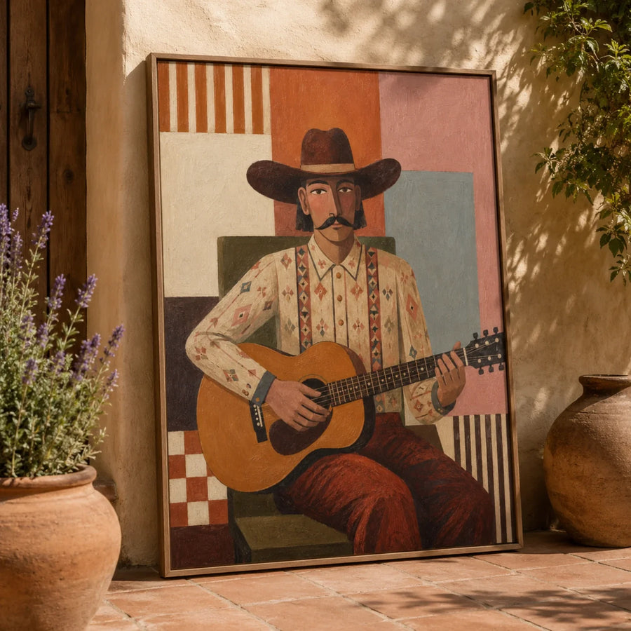 Vintage Americana Art | Desert Ballad