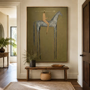 Vintage Americana Art | Olive Ascent