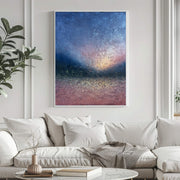 Wabi-Sabi Art | Dusk Cracked Horizon